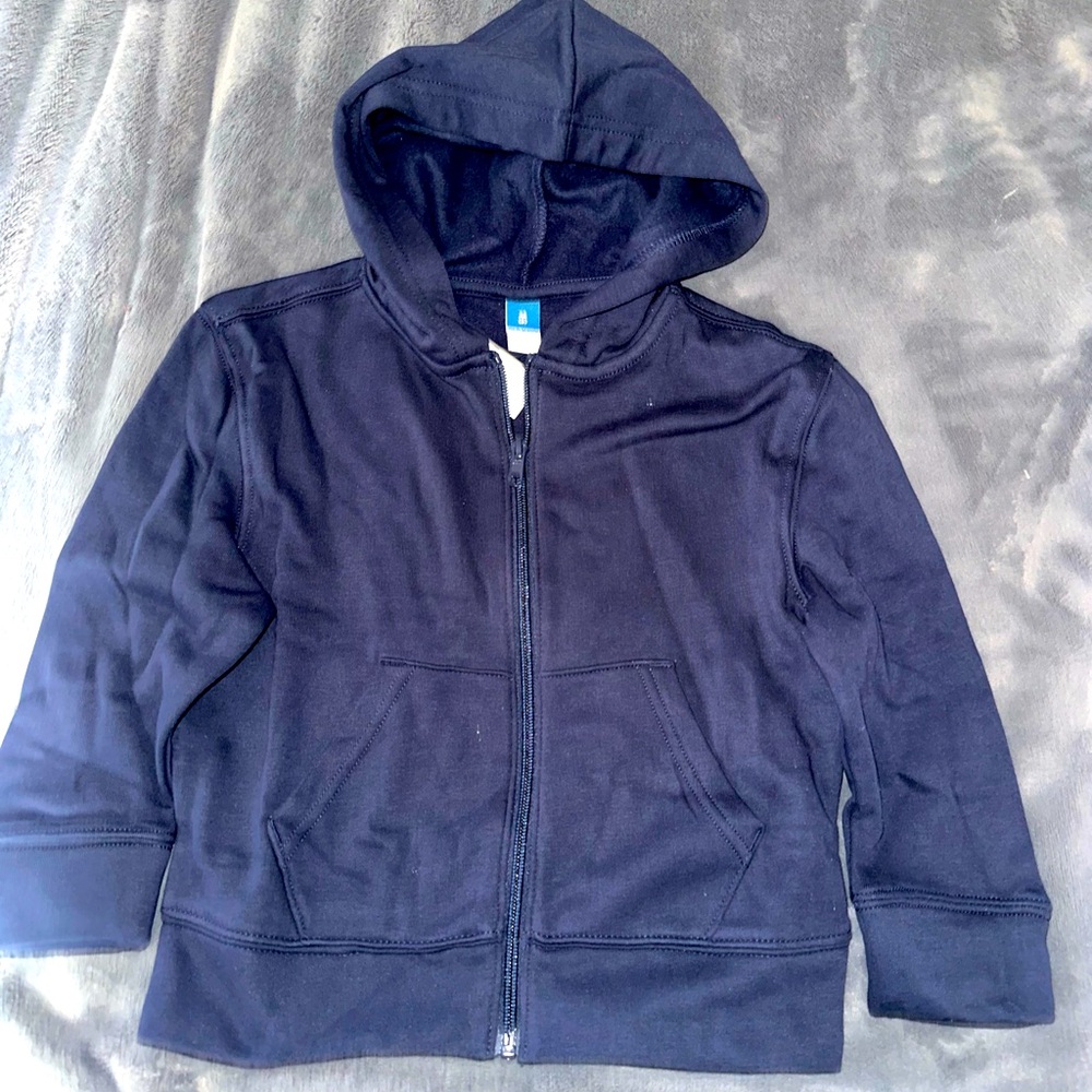 Old navy toddler blue zip up hoodie